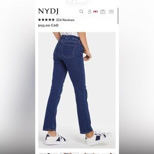 NYDJ Sheri Slim with LiftTuck Technology. Size 4.